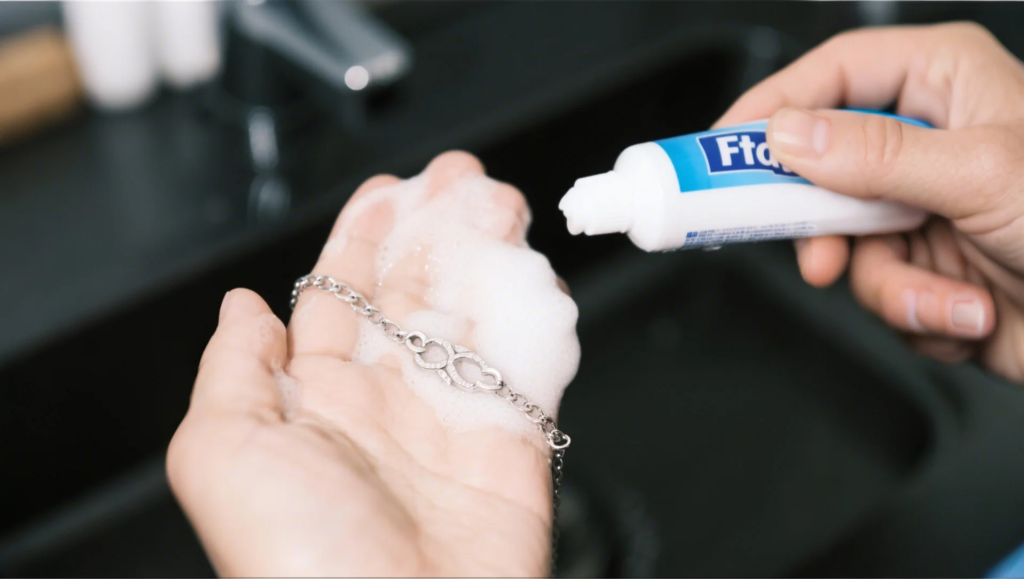 how to clean silver jewelry at home