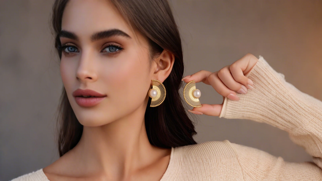 14k gold plated earrings