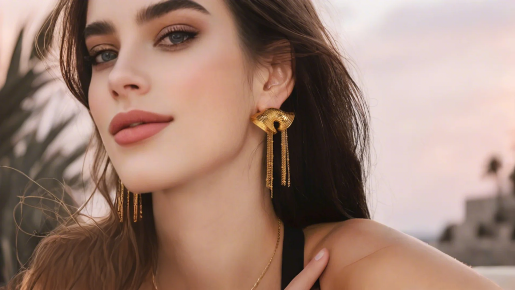 14k gold plated earrings